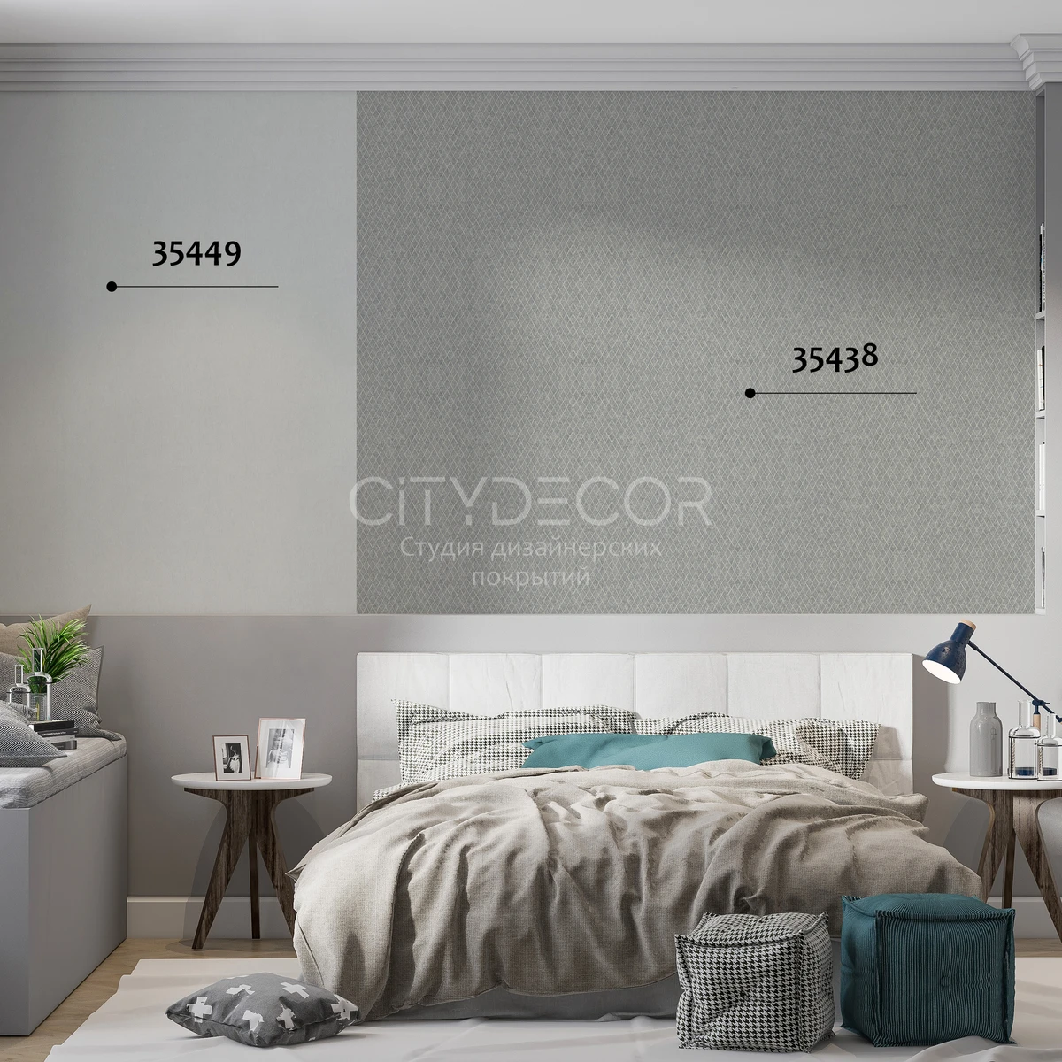 Обои Marburg Aura 35438 виниловые на флизелине горячего тиснения 1,06x10,05м