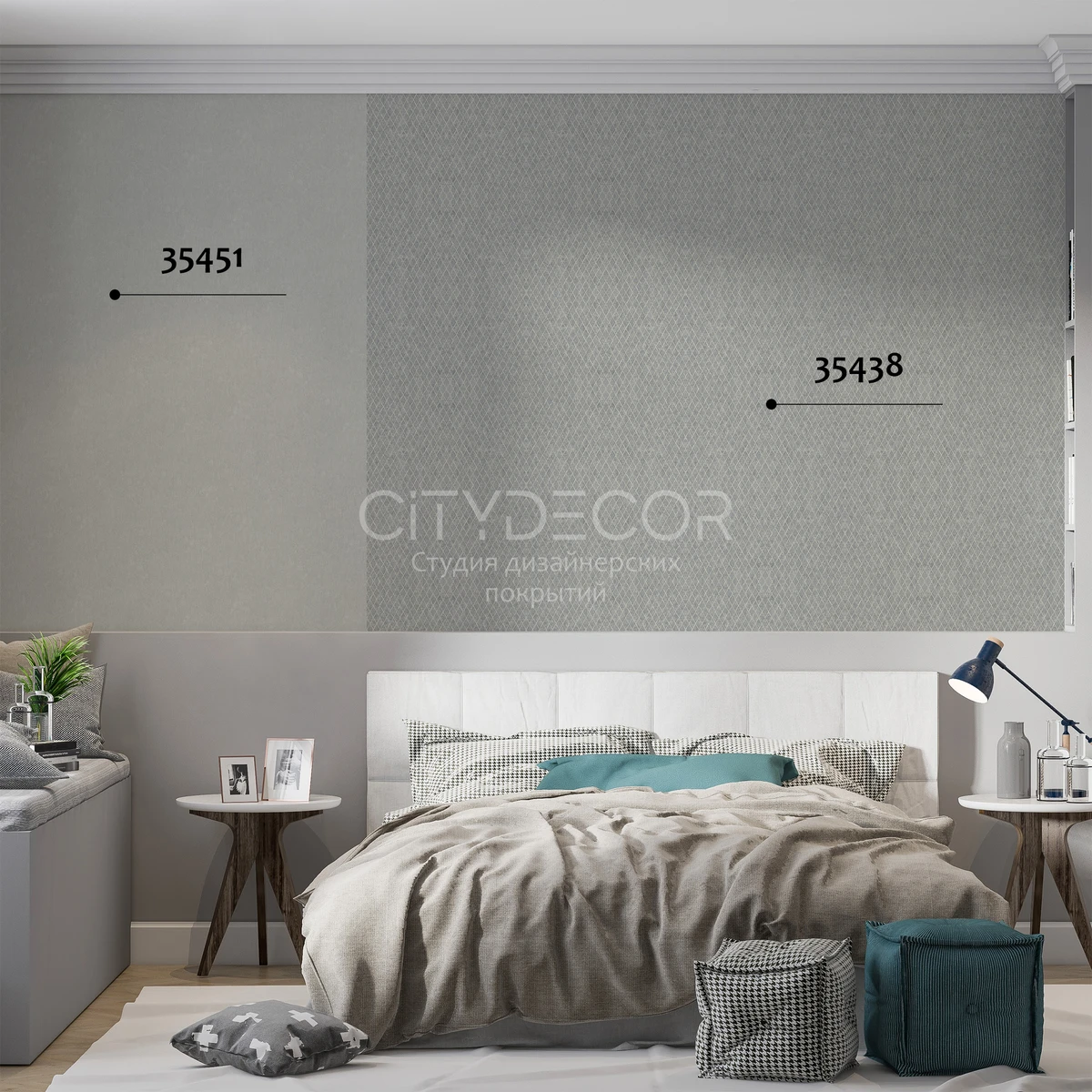 Обои Marburg Aura 35438 виниловые на флизелине горячего тиснения 1,06x10,05м