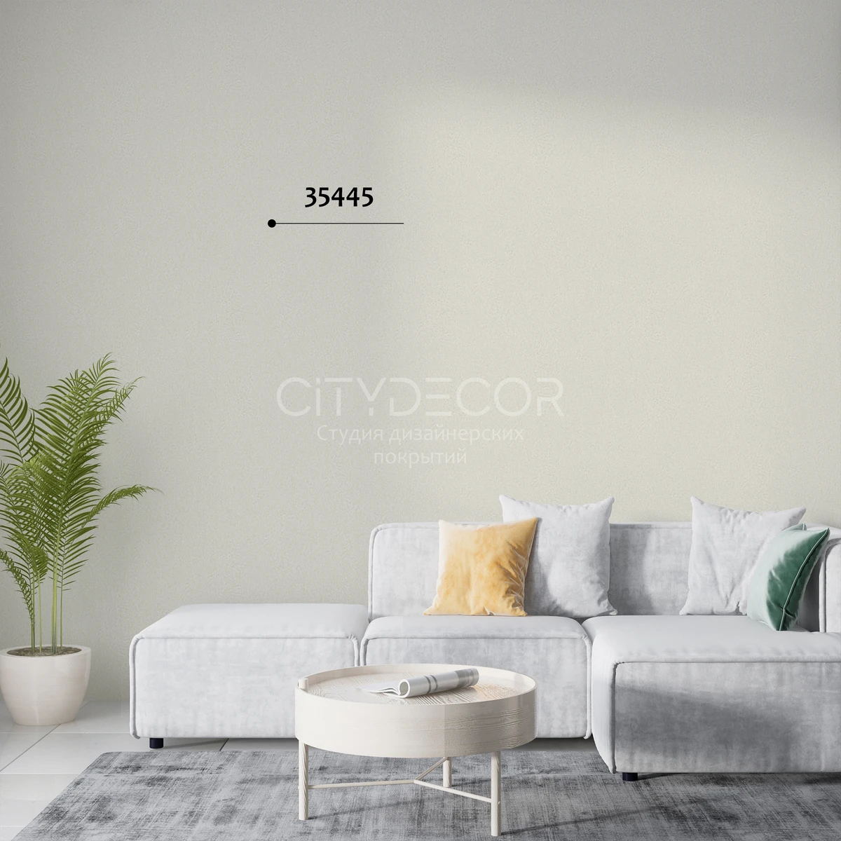 Обои Marburg Aura 35445 виниловые на флизелине горячего тиснения 1,06x10,05м