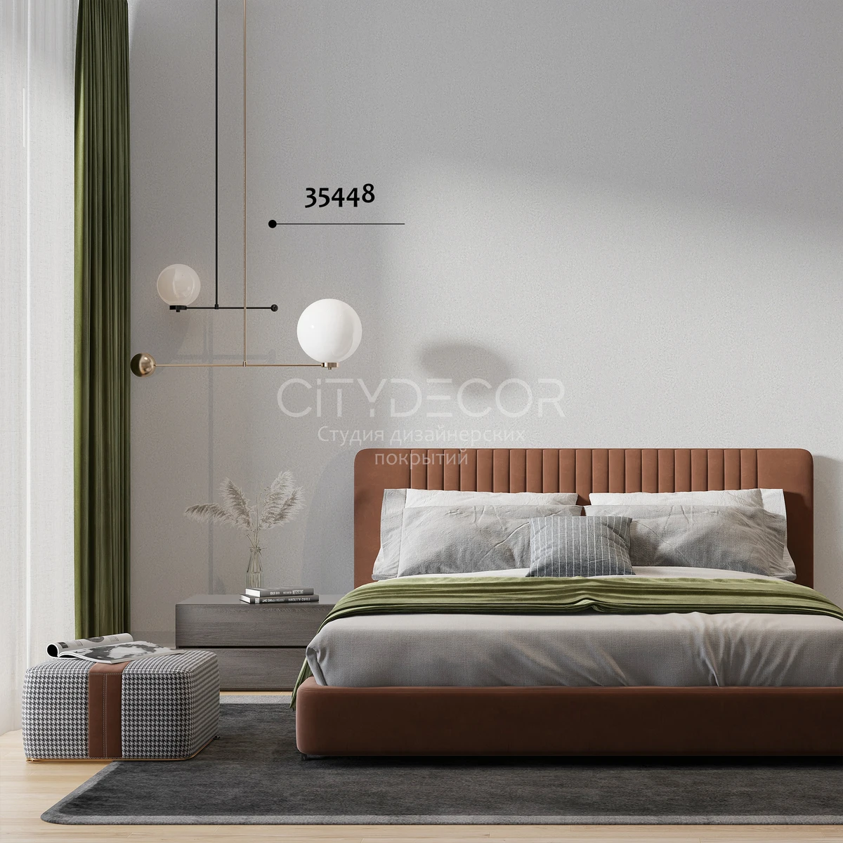 Обои Marburg Aura 35448 виниловые на флизелине горячего тиснения 1,06x10,05м