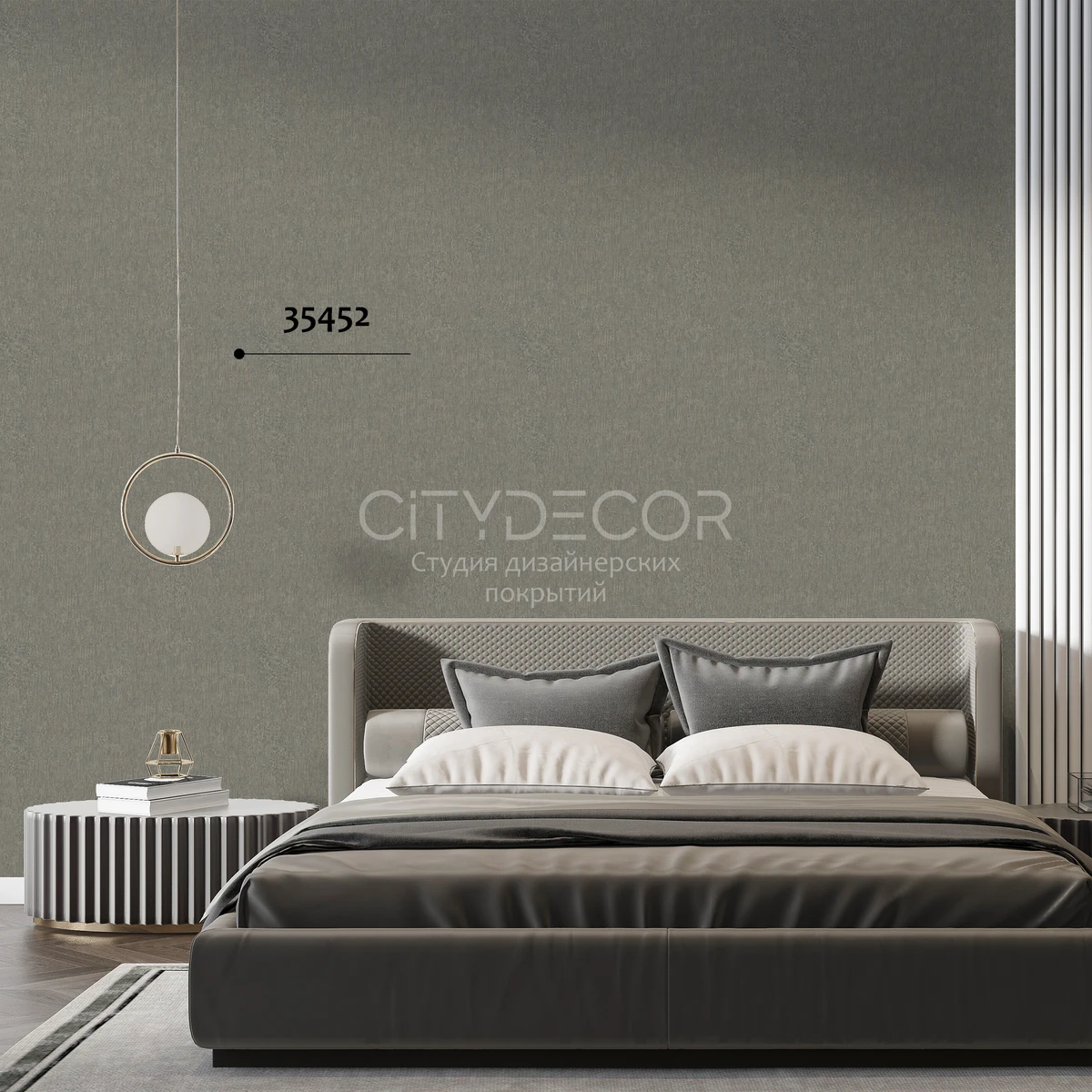 Обои Marburg Aura 35452 виниловые на флизелине горячего тиснения 1,06x10,05м