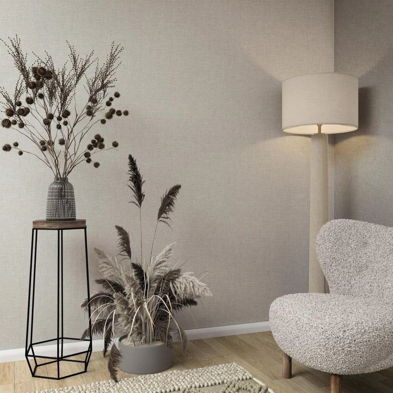 Обои Marburg Boho 35718 виниловые на флизелине горячего тиснения 1,06x10,05м