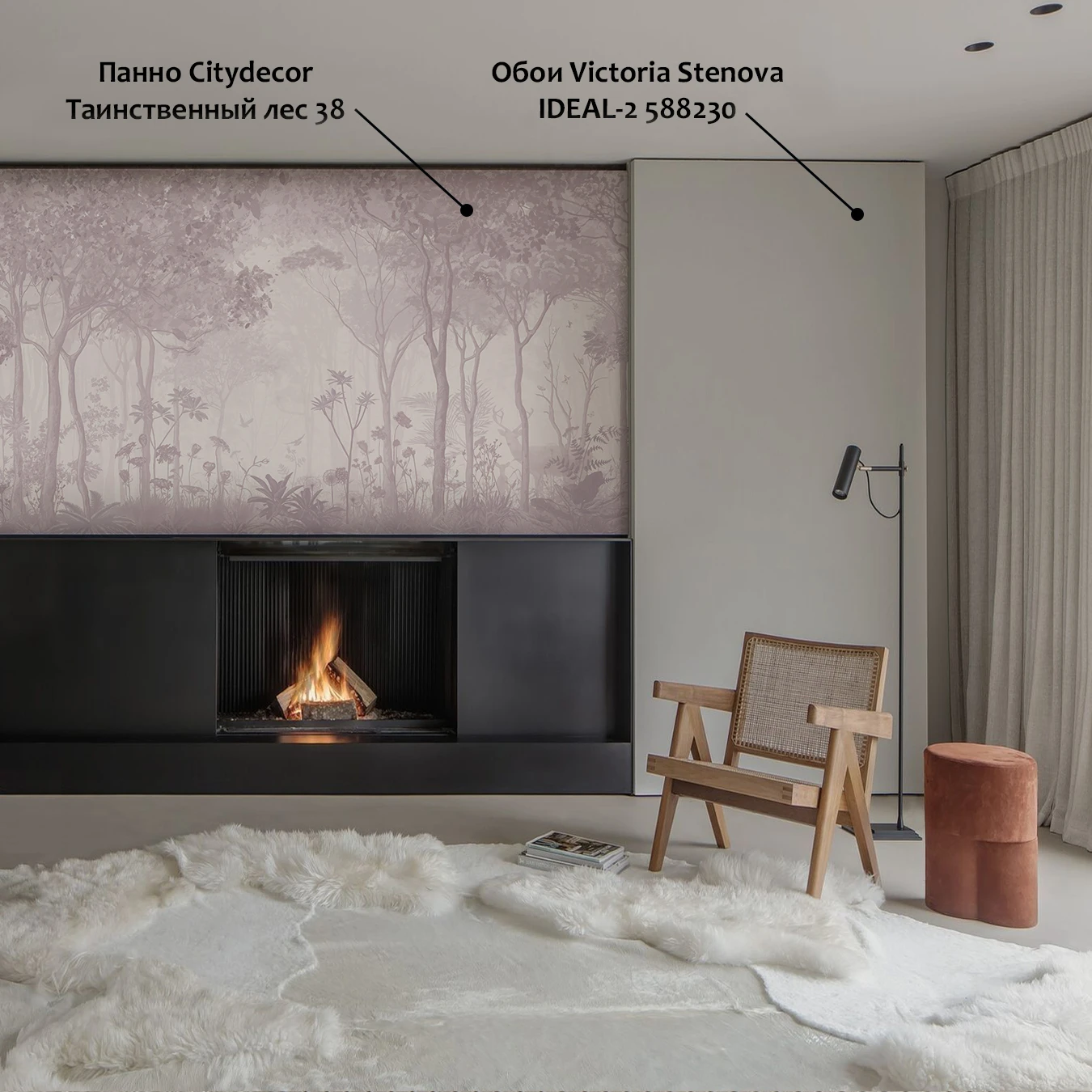 Обои Victoria Stenova IDEAL-2 588230 виниловые на флизелине горячего тиснения 1,06x10,05м (фоновые однотонные, цвет бело-серый)