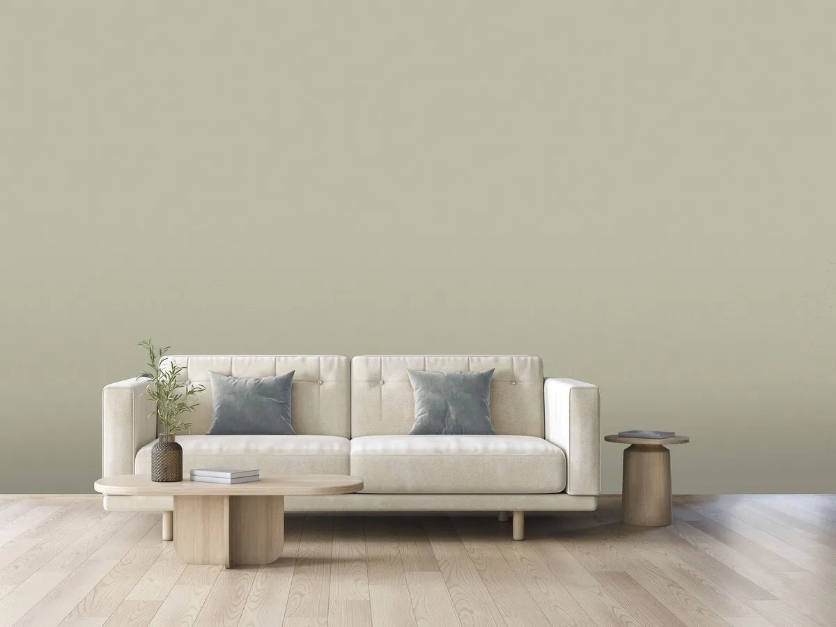 Обои Victoria Stenova IDEAL-3 589356 виниловые на флизелине горячего тиснения (фоновые однотонные) (оливковый) (1,06x10,05м)