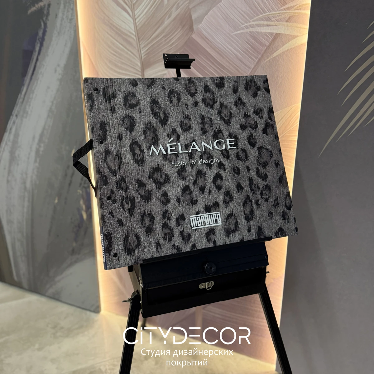 Обои Marburg Melange 36127 виниловые на флизелине горячего тиснения 1,06x10,05м