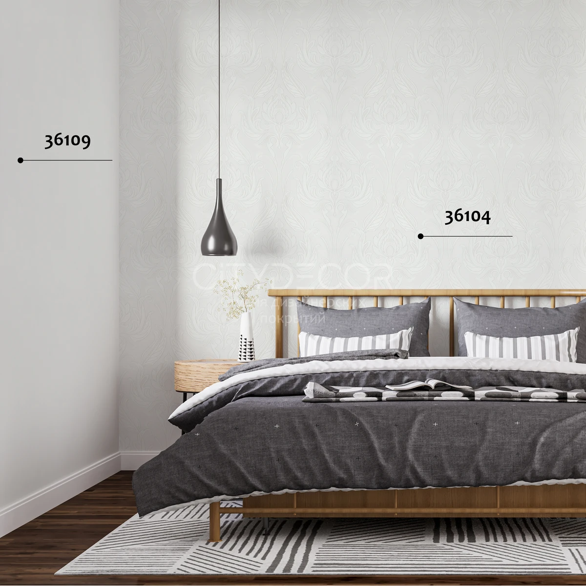 Обои Marburg Melange 36104 виниловые на флизелине горячего тиснения 1,06x10,05м