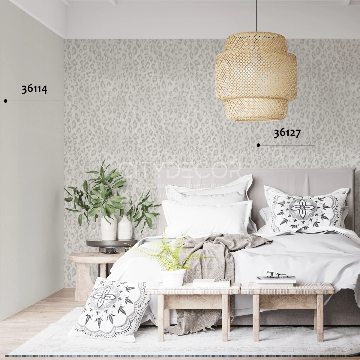 Обои Marburg Melange 36114 виниловые на флизелине горячего тиснения 1,06x10,05м