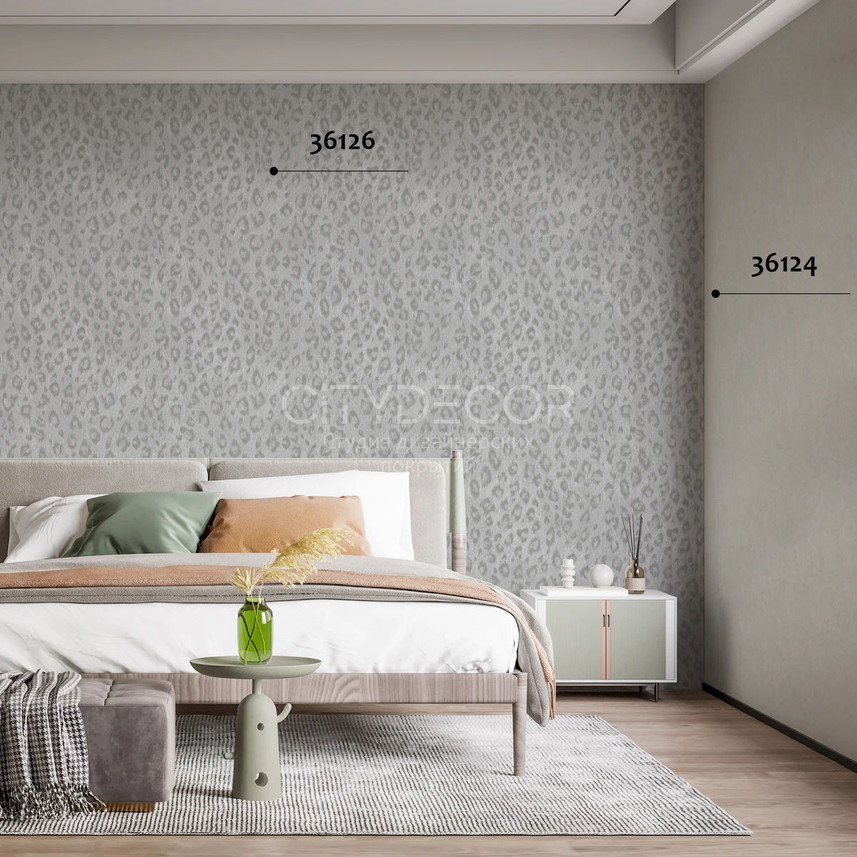 Обои Marburg Melange 36124 виниловые на флизелине горячего тиснения 1,06x10,05м