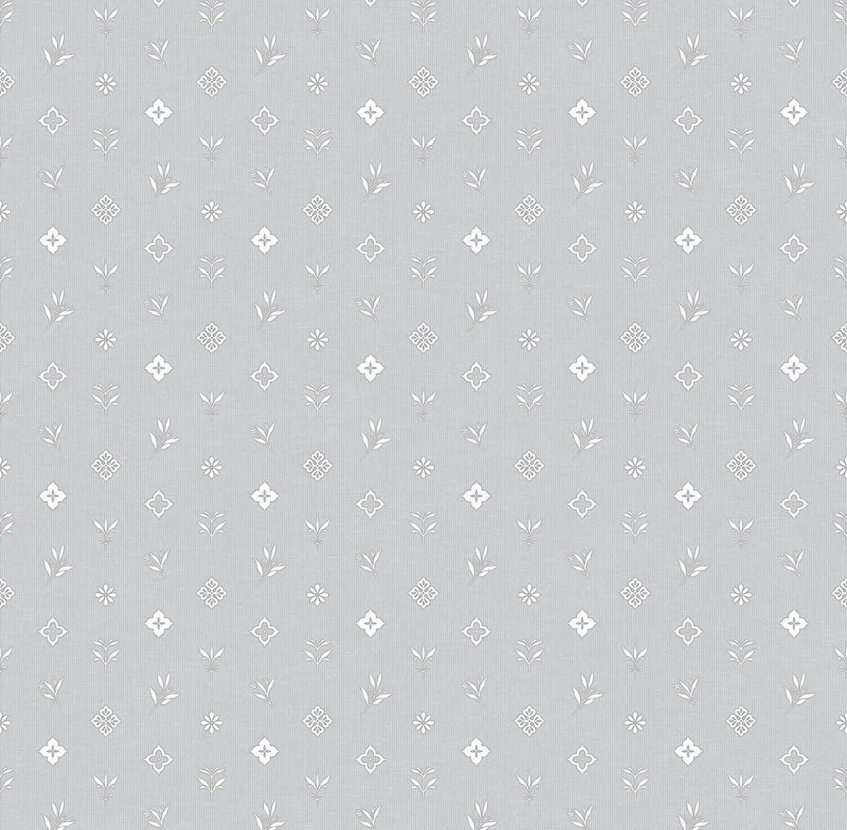 Обои Victoria Stenova MONOGRAMMA 589255 виниловые на флизелине горячего тиснения (серый) (1,06x10,05м)