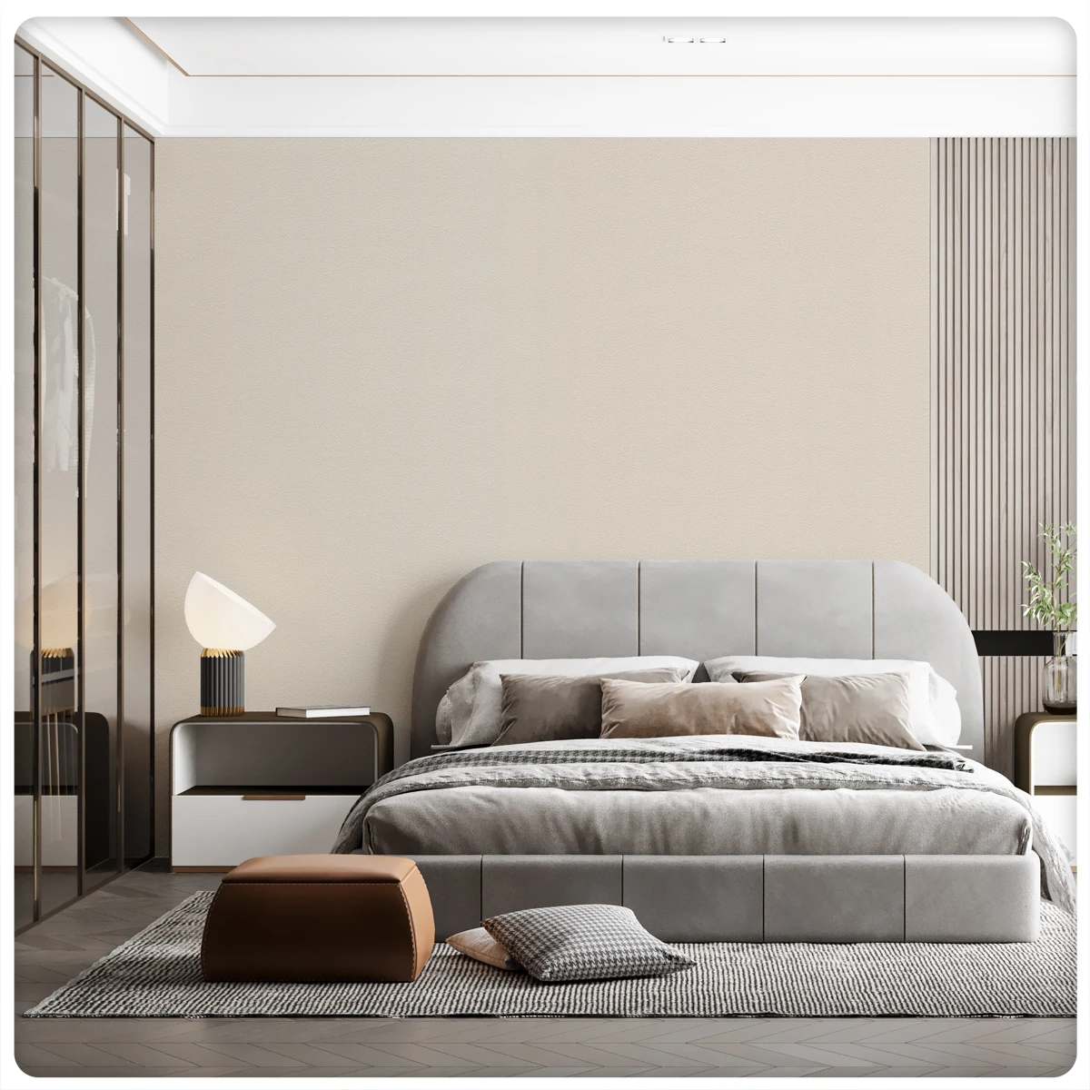 Обои Palitra Monochrome HC71822-24 виниловые на флизелине горячего тиснения 1,06x10,05м (фоновые однотонные, цвет желтый)