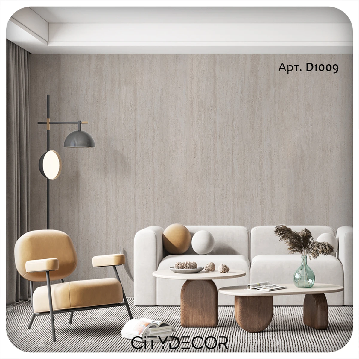 Гибкий камень Decaro WallPanels Flex Stone D1009 Travertine