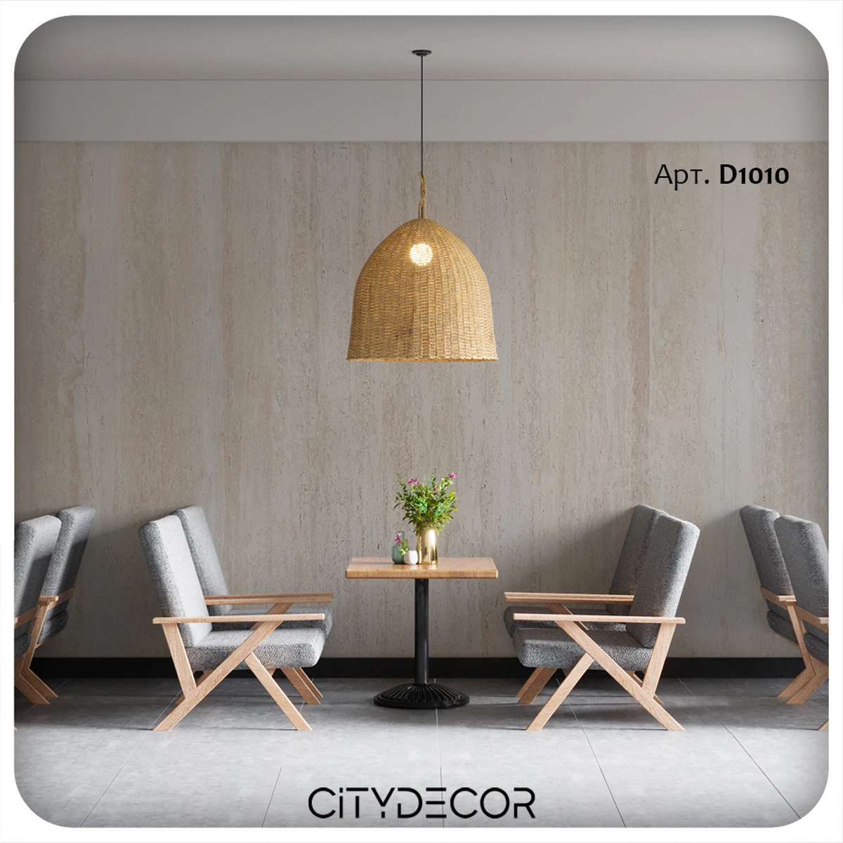 Гибкий камень Decaro WallPanels Flex Stone D1010 Travertine