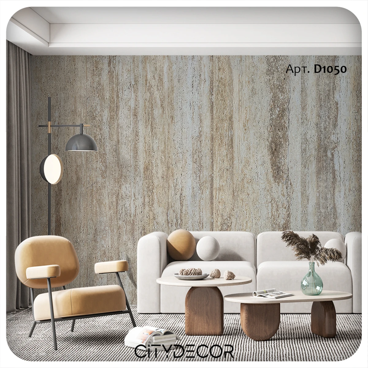 Гибкий камень Decaro WallPanels Flex Stone D1050 Travertine