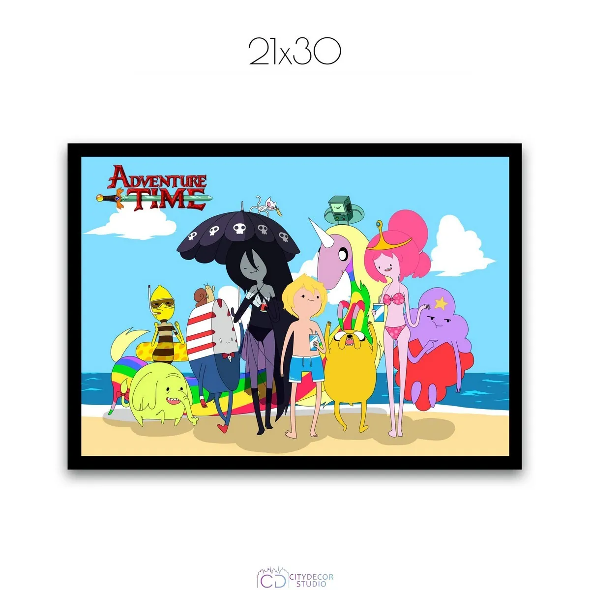Постер Citydecor Время приключений арт. 3 (1 постер 21x30 см без рамы)