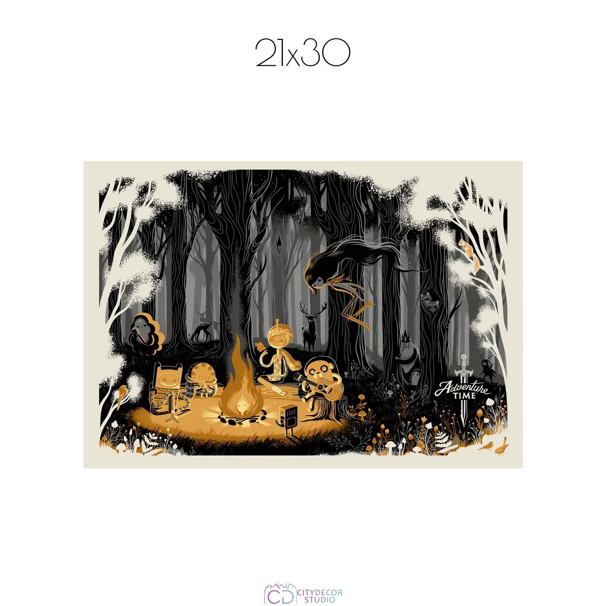 Постер Citydecor Время приключений арт. 5 (1 постер 21x30 см без рамы)