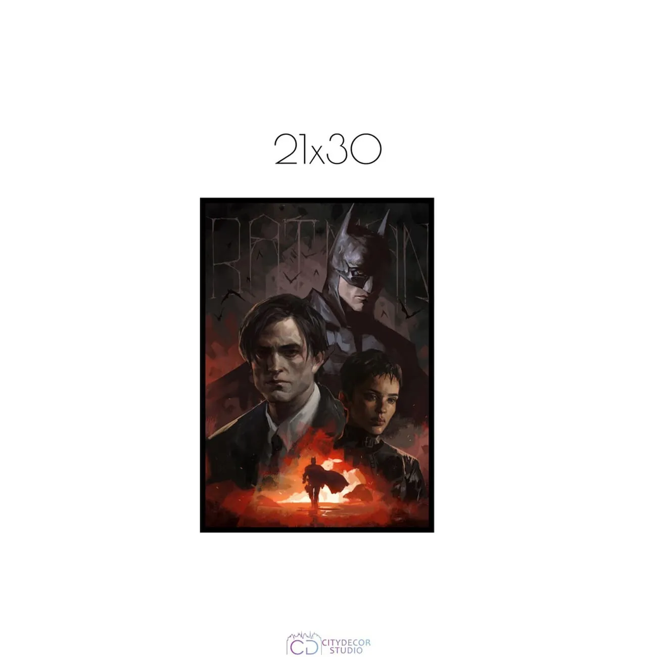 Постер Citydecor Batman арт. 11 (1 постер 21x30 см без рамы)