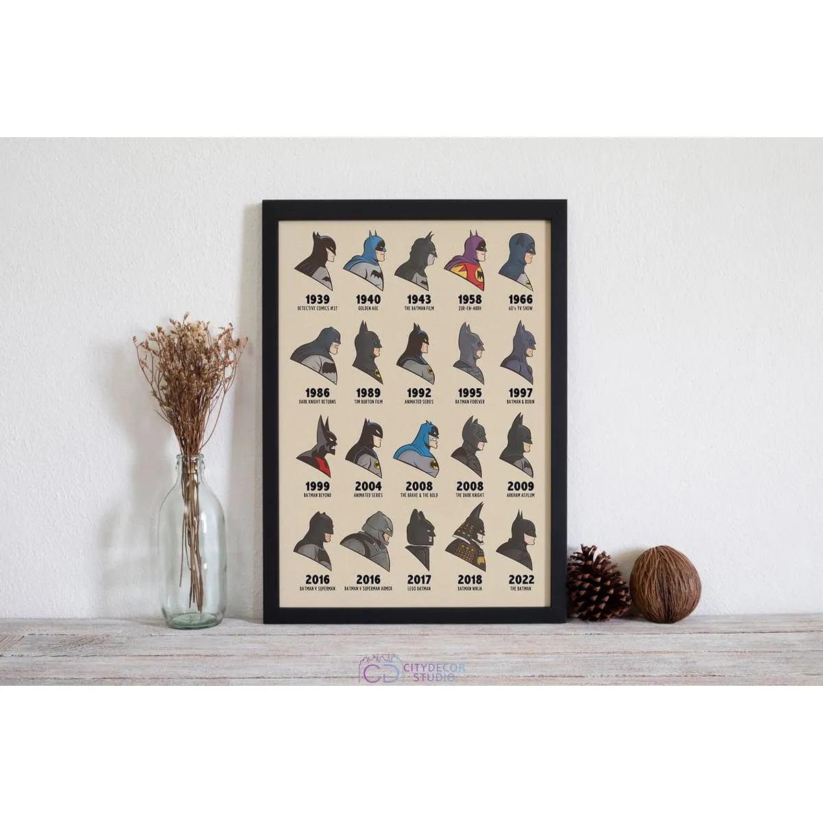 Постер Citydecor Batman арт. 9 (1 постер 21x30 см без рамы)
