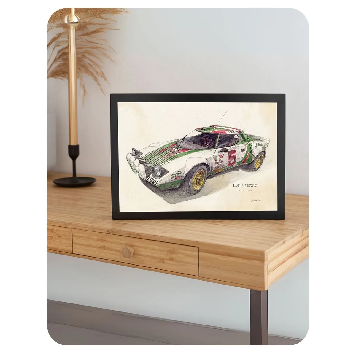 Постер Citydecor Машина арт. 3 (1 постер 21x30 см без рамы)