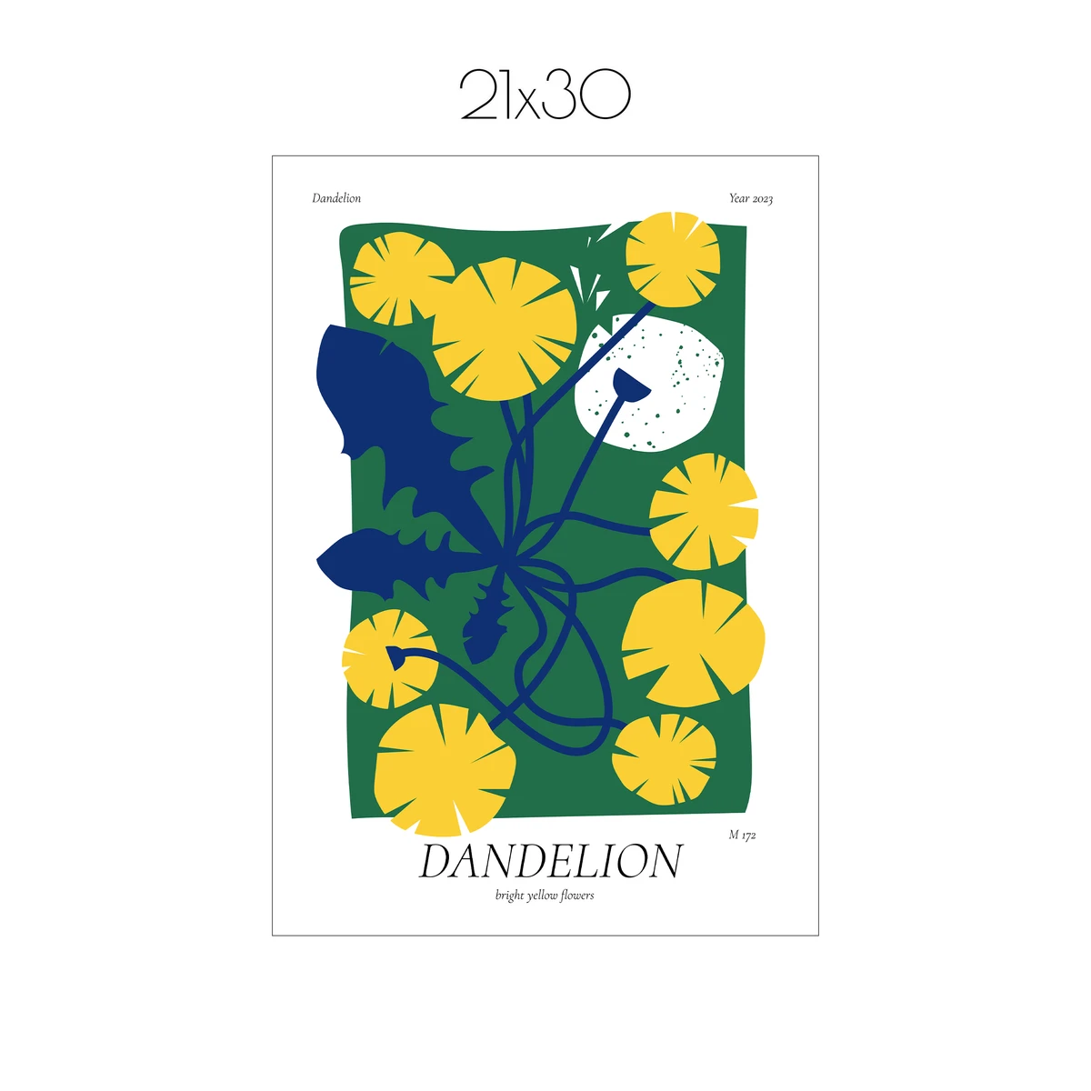 Постер Citydecor Dandelion (1 постер 21x30 см без рамы)