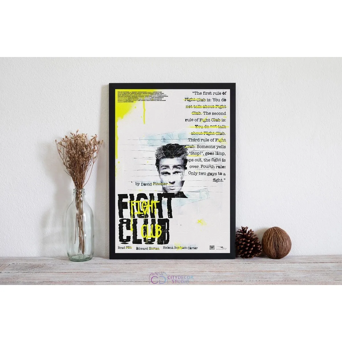 Постер Citydecor Бойцовский Клуб арт. 1 (1 постер 21x30 см без рамы)