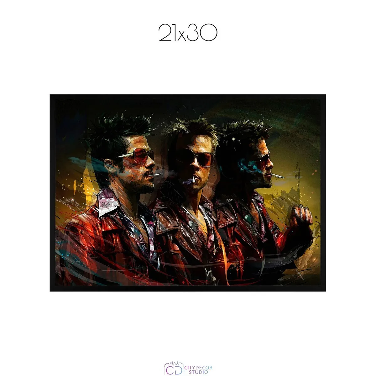 Постер Citydecor Бойцовский Клуб арт. 16 (1 постер 21x30 см без рамы)
