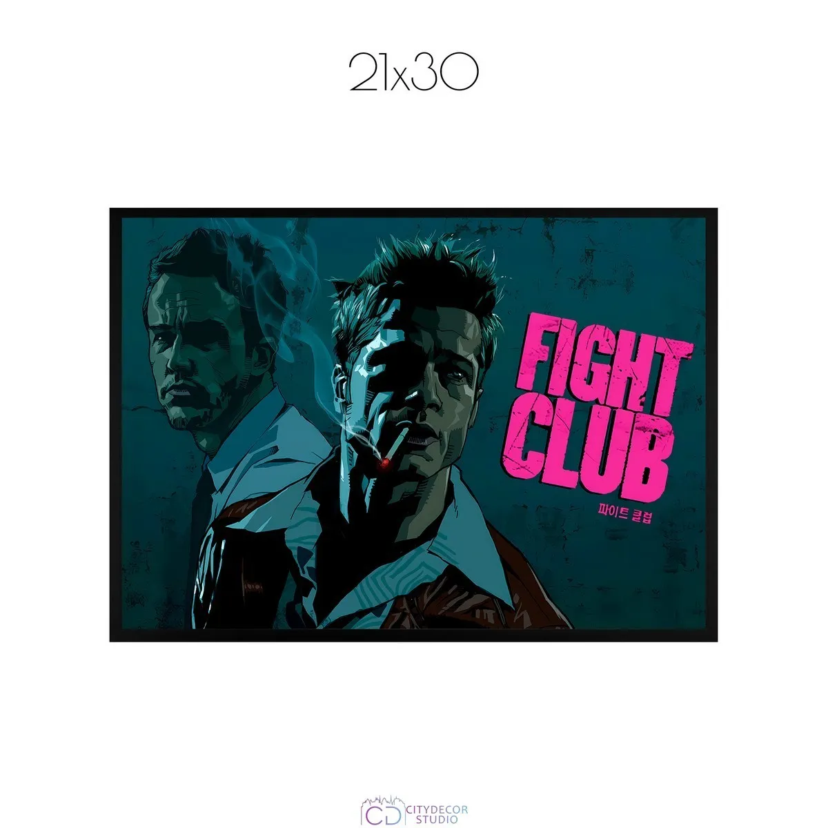 Постер Citydecor Бойцовский Клуб арт. 18 (1 постер 21x30 см без рамы)