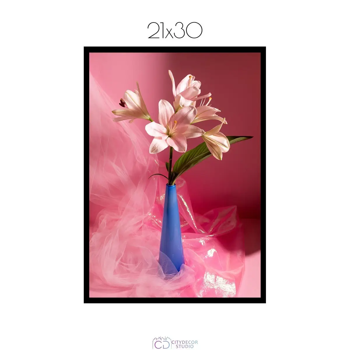 Постер Citydecor Цветы арт. 2 (1 постер 21x30 см без рамы)