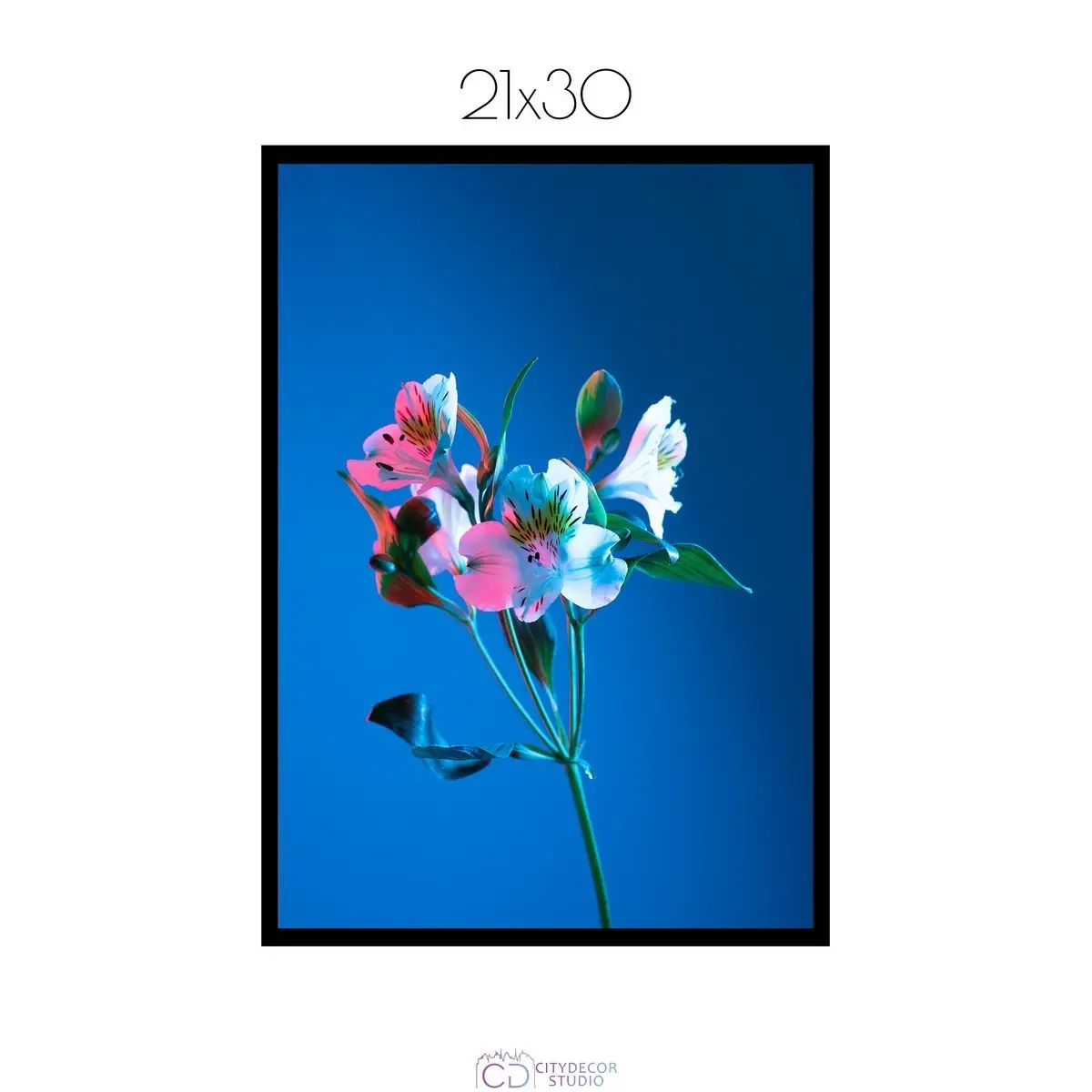 Постер Citydecor Цветы арт. 8 (1 постер 21x30 см без рамы)