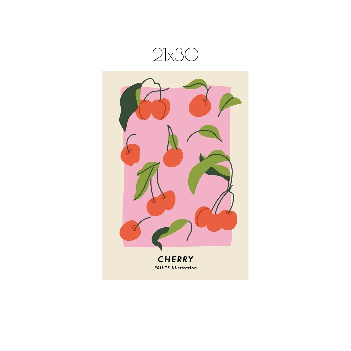 Постер Citydecor Фрукты арт. 1 (1 постер 21x30 см без рамы)