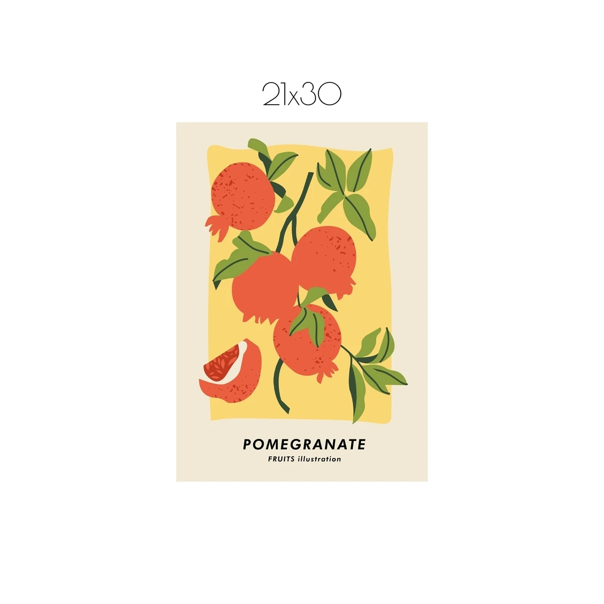 Постер Citydecor Фрукты арт. 2 (1 постер 21x30 см без рамы)
