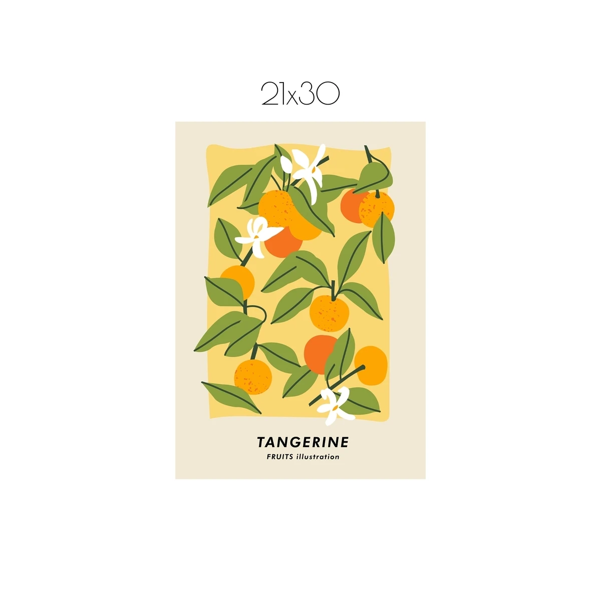 Постер Citydecor Фрукты арт. 6 (1 постер 21x30 см без рамы)