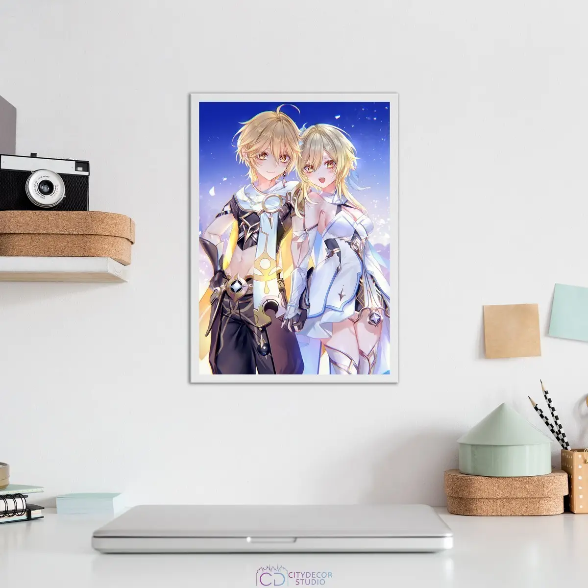 Постер Citydecor Genshin арт. 15 (1 постер 21x30 см без рамы)