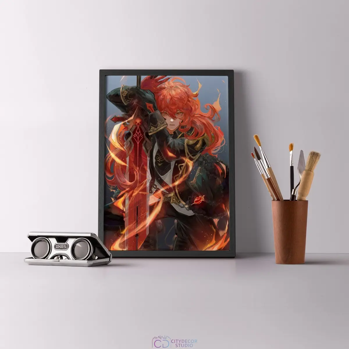 Постер Citydecor Genshin арт. 17 (1 постер 21x30 см без рамы)