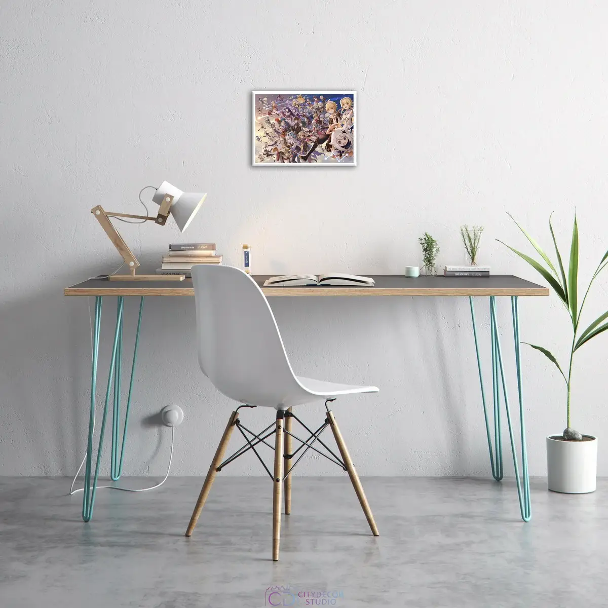 Постер Citydecor Genshin арт. 2 (1 постер 21x30 см без рамы)