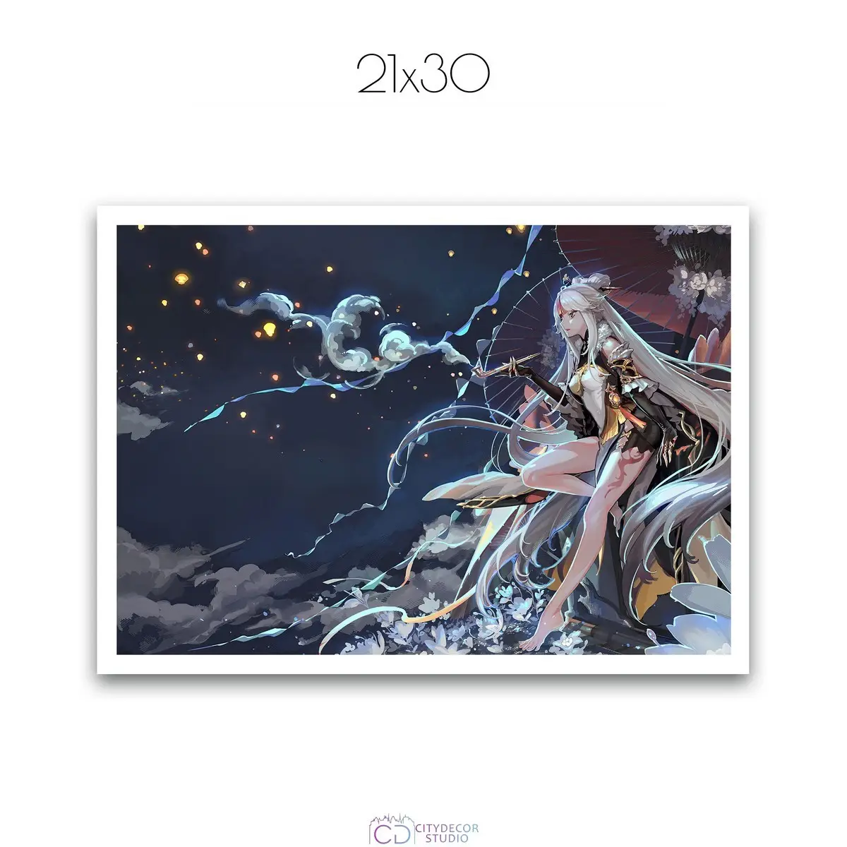 Постер Citydecor Genshin арт. 6 (1 постер 21x30 см без рамы)