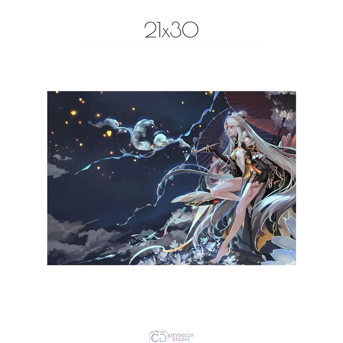 Постер Citydecor Genshin арт. 6 (1 постер 21x30 см без рамы)