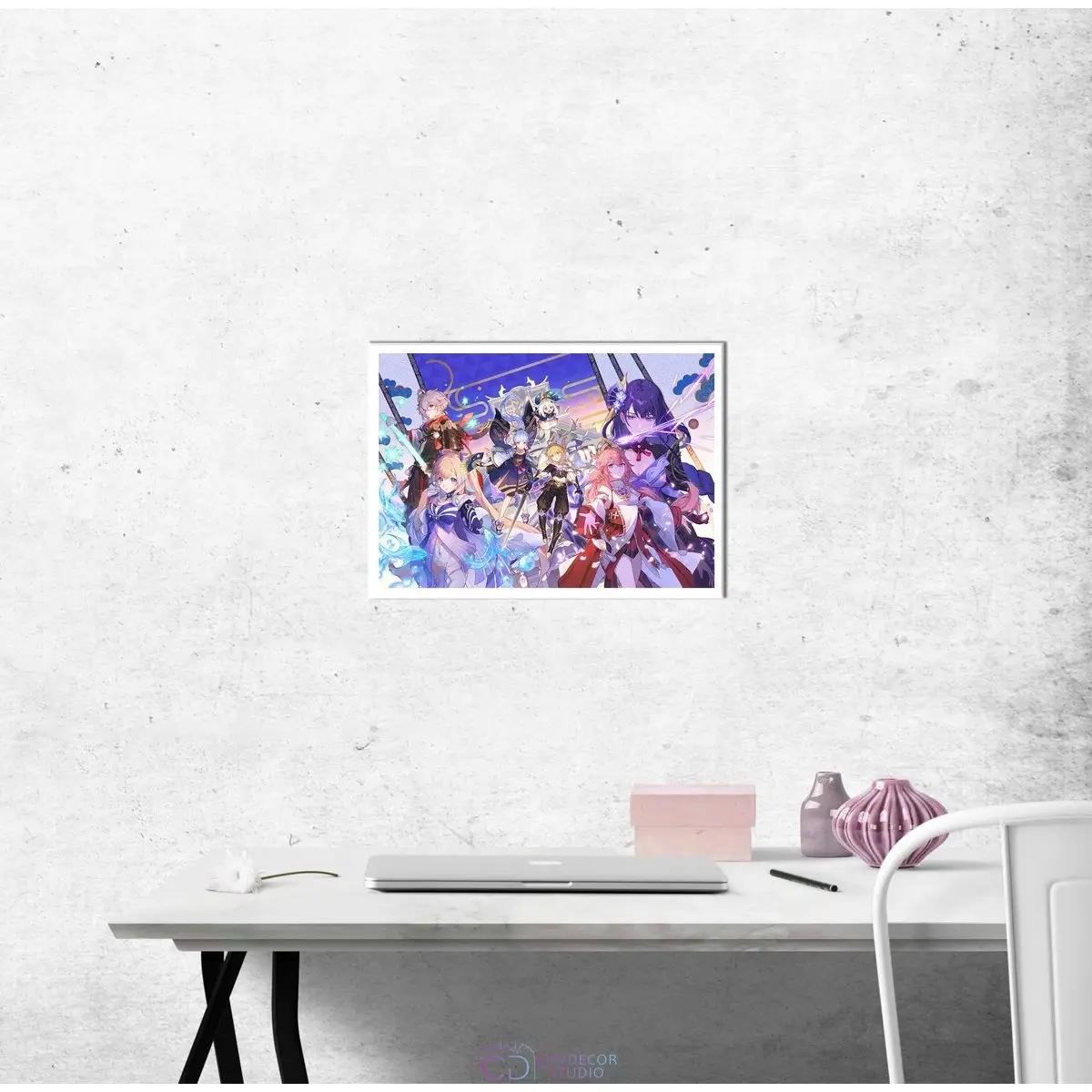 Постер Citydecor Genshin арт. 8 (1 постер 21x30 см без рамы)
