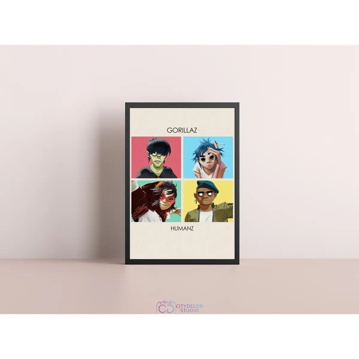 Постер Citydecor Gorillaz арт. 6 (1 постер 21x30 см без рамы)