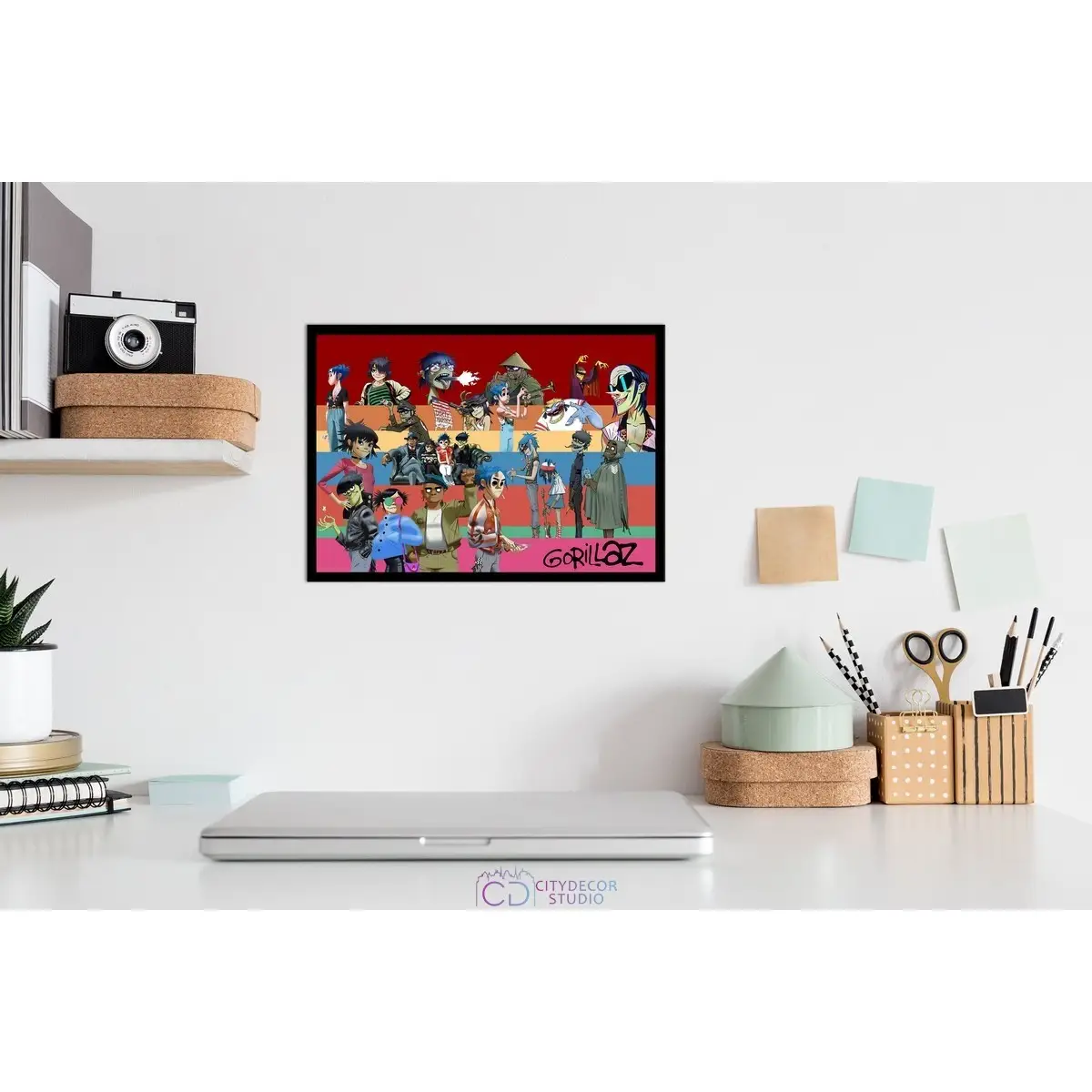Постер Citydecor Gorillaz арт. 7 (1 постер 21x30 см без рамы)