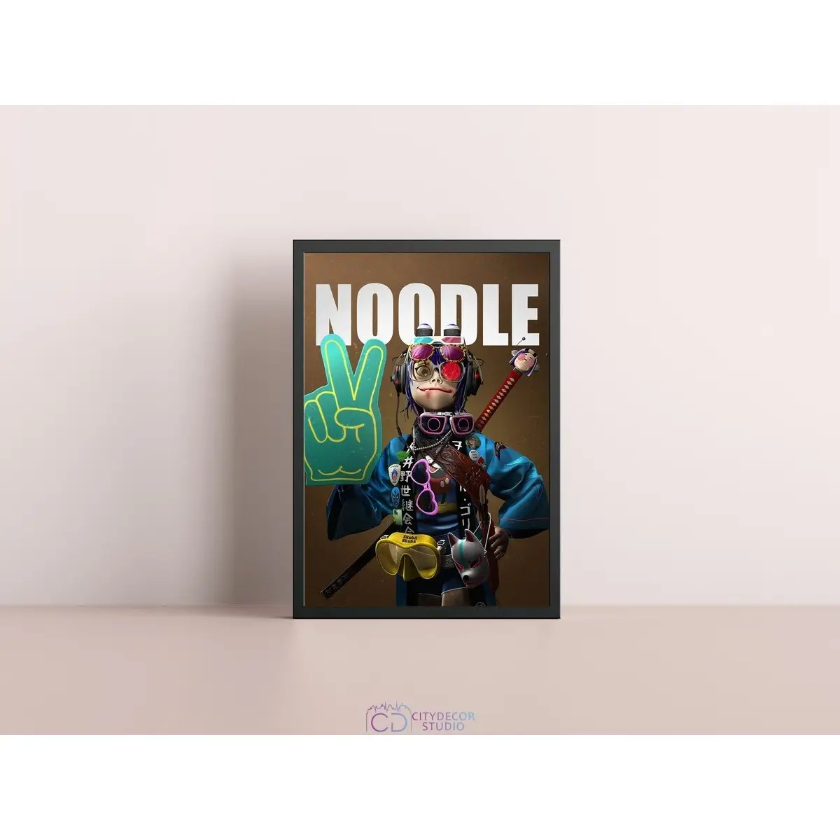 Постер Citydecor Gorillaz арт. 9 (1 постер 21x30 см без рамы)