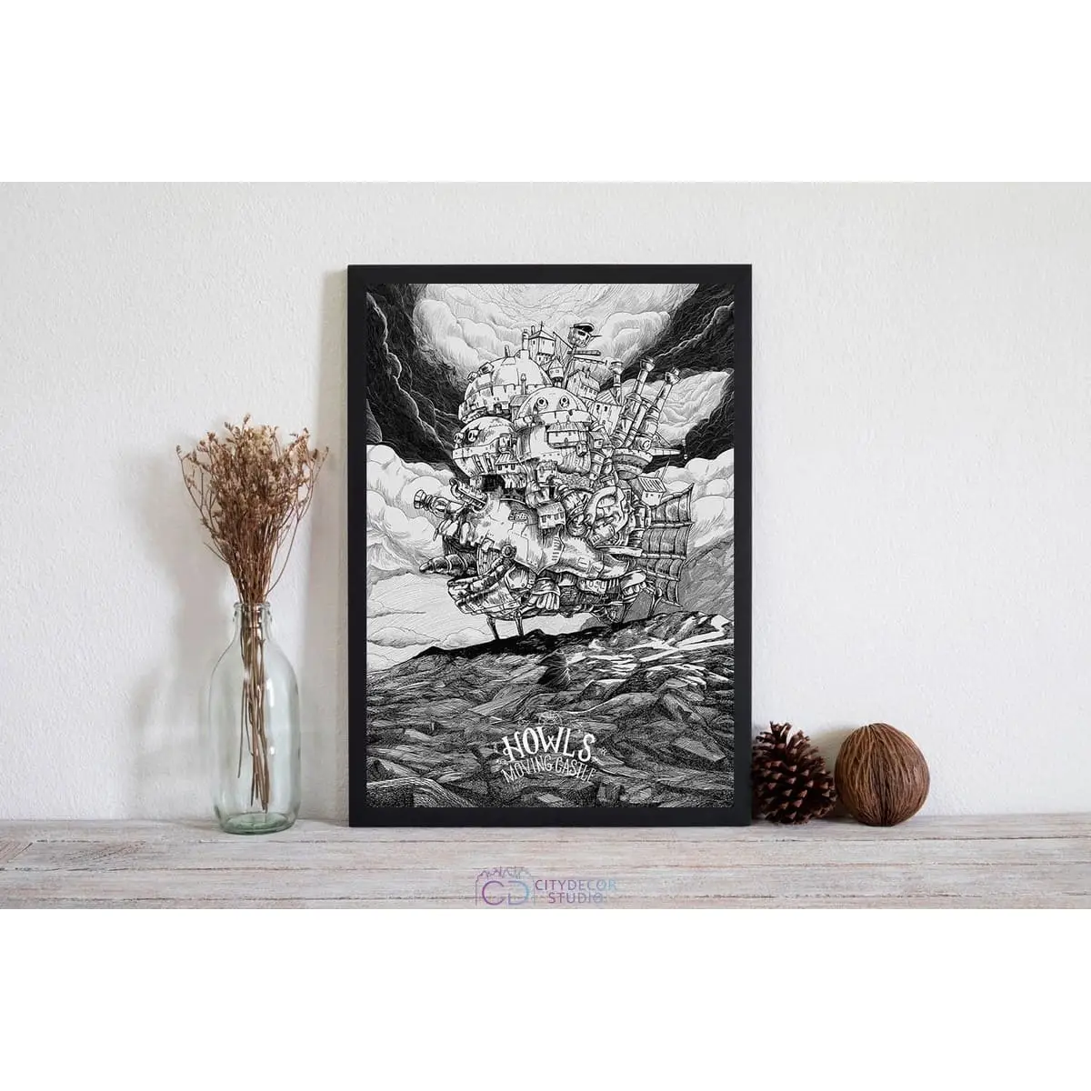 Постер Citydecor Ходячий замок арт. 1 (1 постер 21x30 см без рамы)