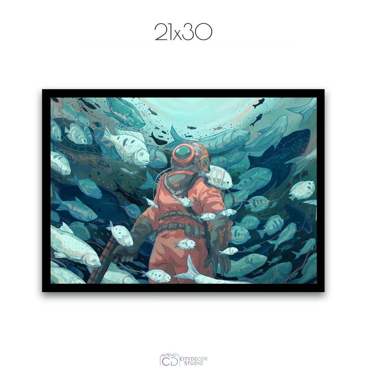 Постер Citydecor Иллюстрация арт. 2 (1 постер 21x30 см без рамы)