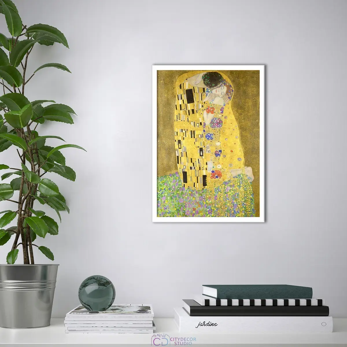 Постер Citydecor "Поцелуй", Густав Климт (1 постер 21x30 см без рамы)