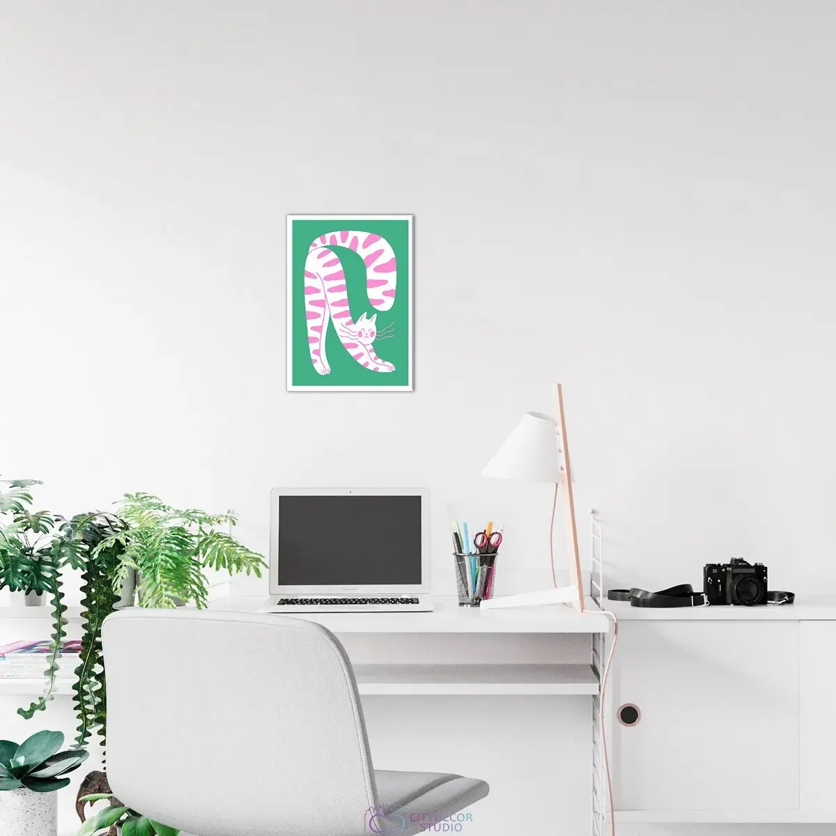 Дизайнерский постер Citydecor Котик арт. 1 (1 постер 21x30 см без рамы)