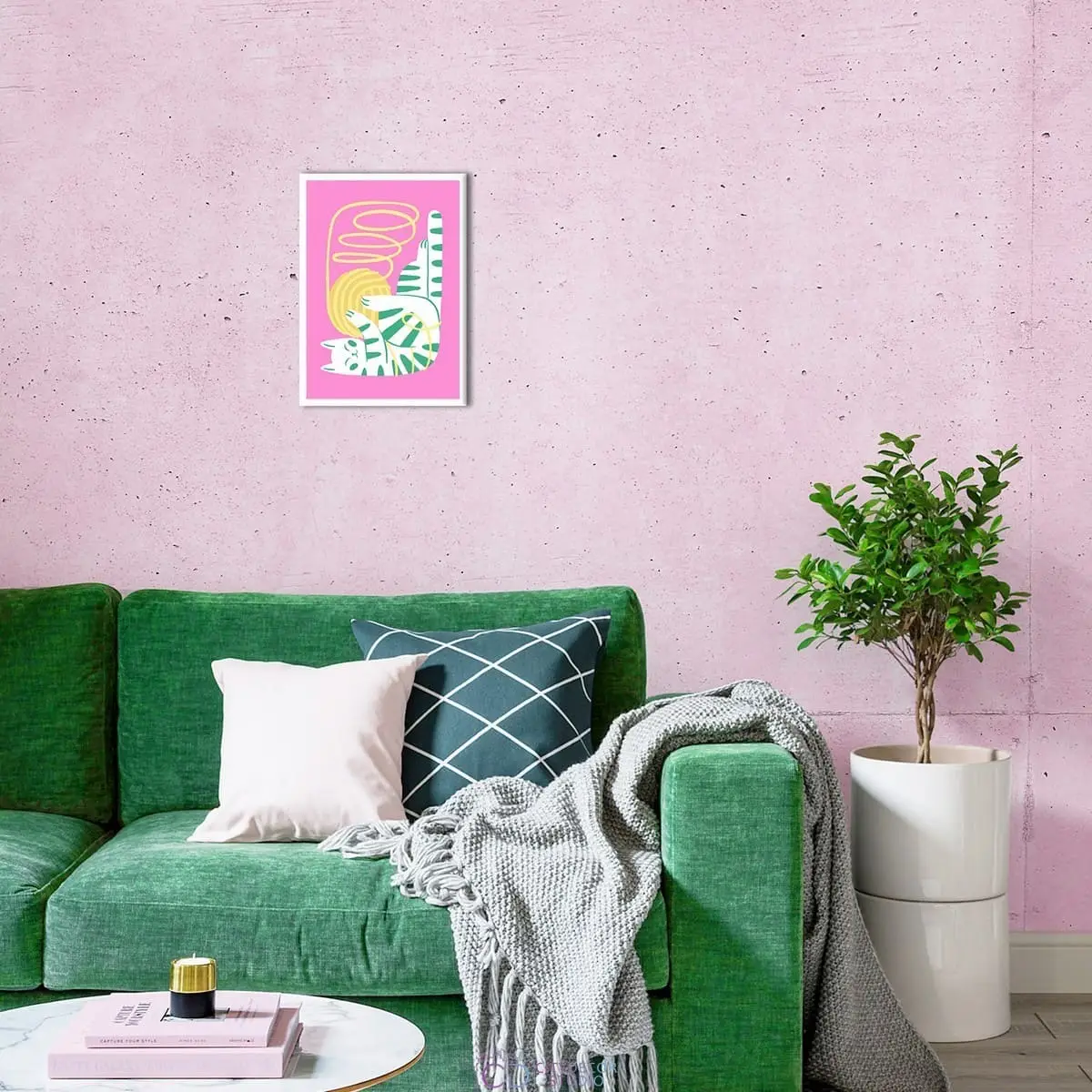 Дизайнерский постер Citydecor Котик арт. 4 (1 постер 21x30 см без рамы)