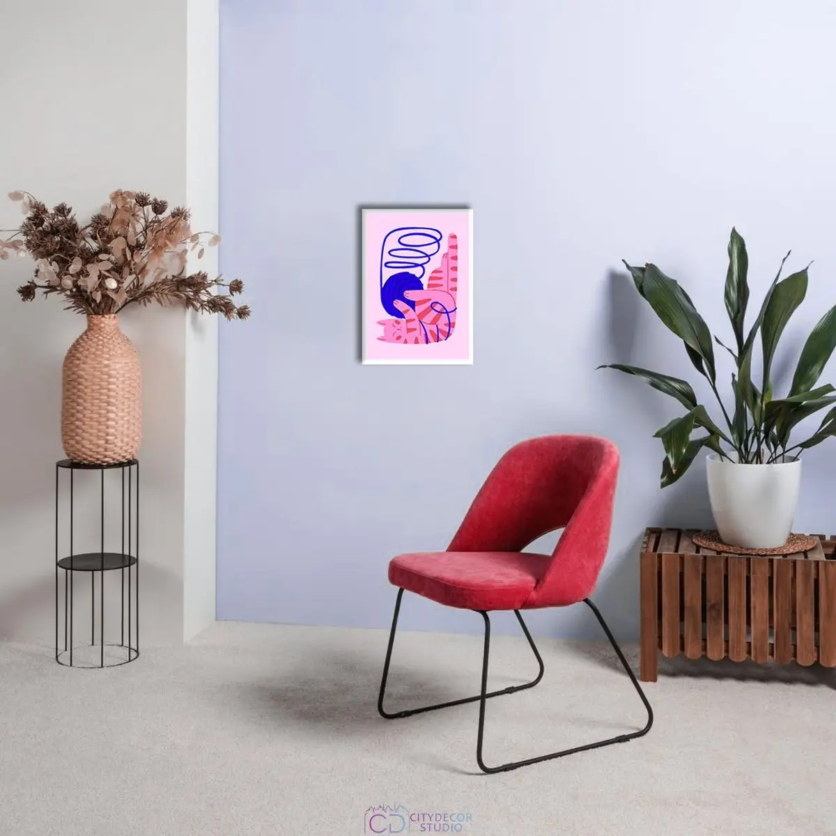 Дизайнерский постер Citydecor Котик арт. 5 (1 постер 21x30 см без рамы)