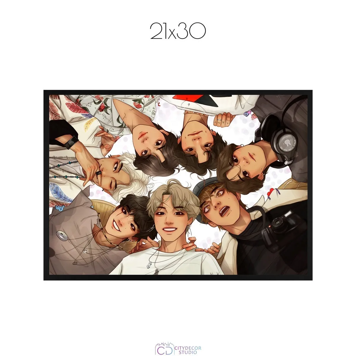 Постер Citydecor K-POP арт. 5 (1 постер 21x30 см без рамы)