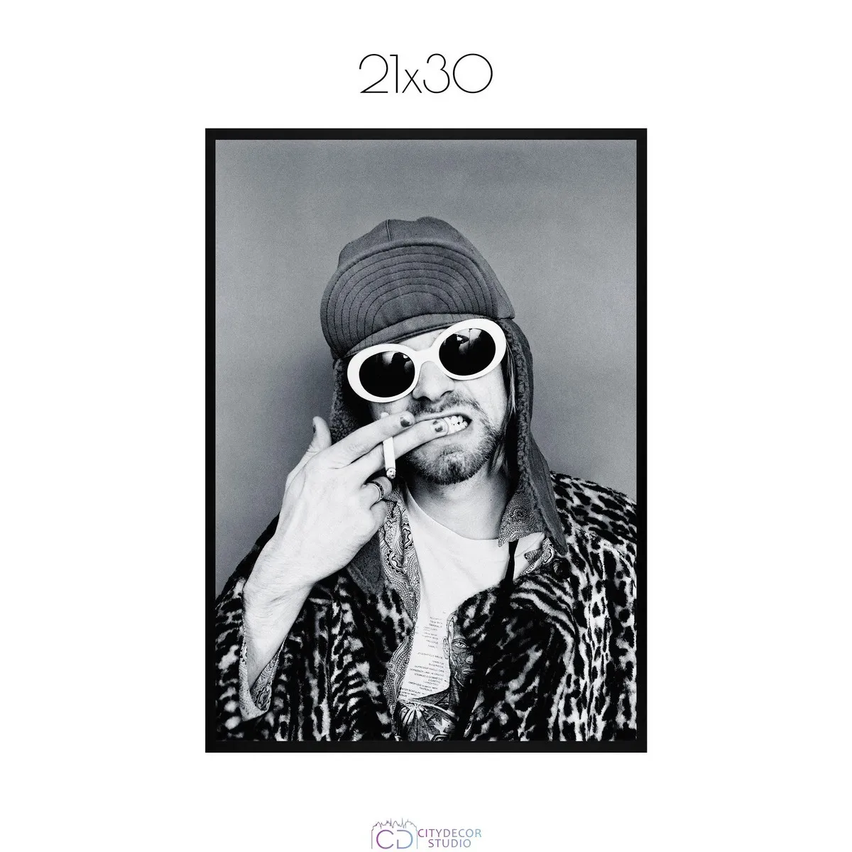 Постер Citydecor Kurt Cobain арт. 10 (1 постер 21x30 см без рамы)