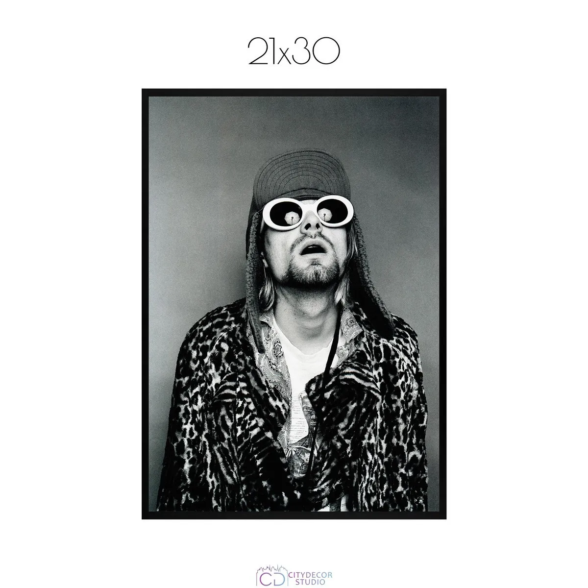 Постер Citydecor Kurt Cobain арт. 4 (1 постер 21x30 см без рамы)