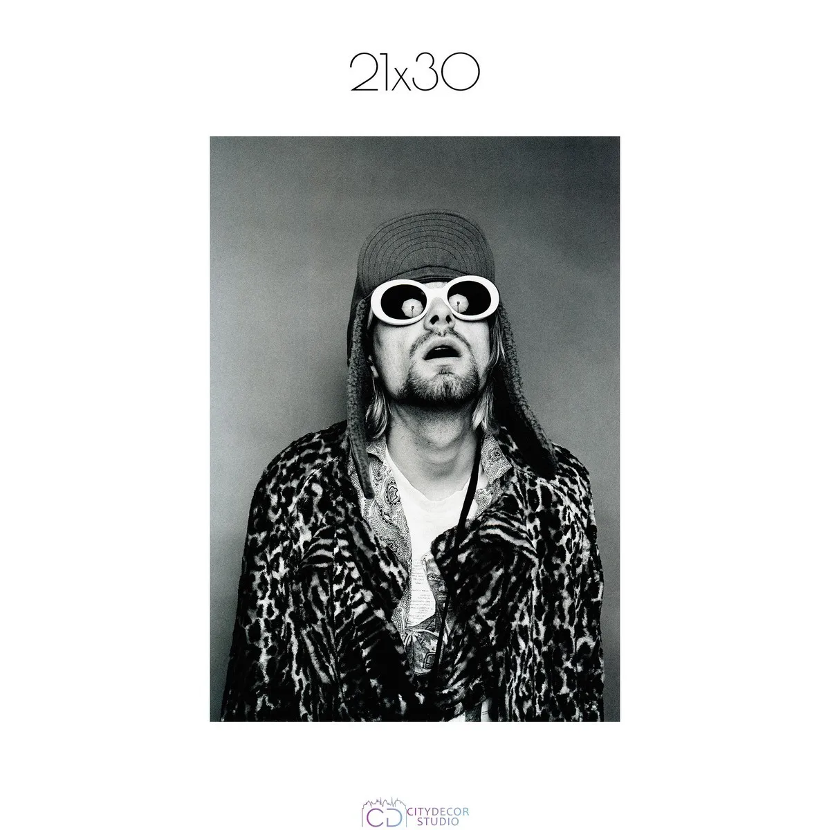 Постер Citydecor Kurt Cobain арт. 4 (1 постер 21x30 см без рамы)